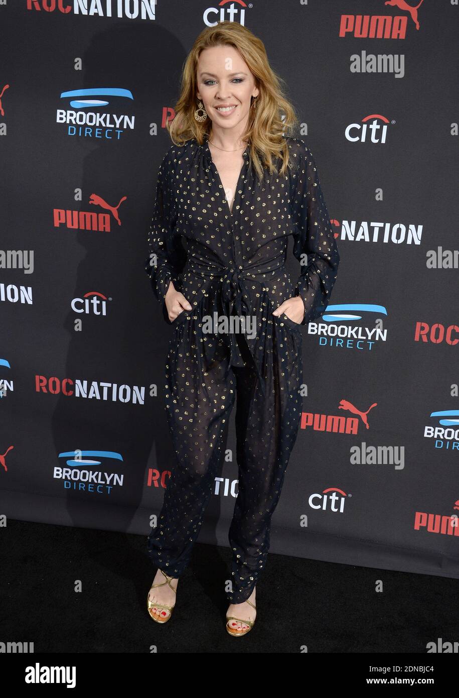 Kylie Minogue attends the RocNation Pre-Grammy Brunch in Beverly Hills