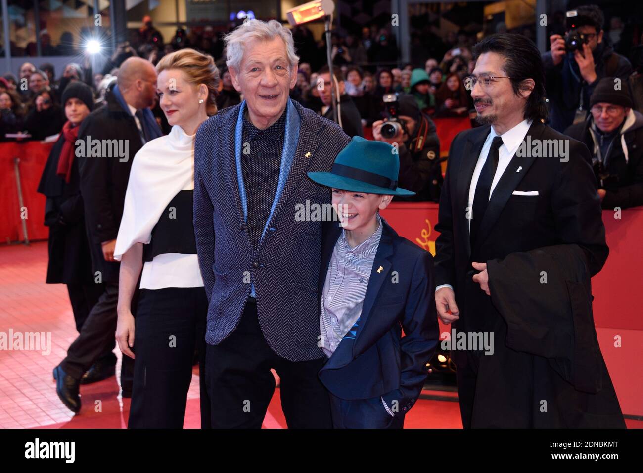 Milo Linney Laura Linney, Ian McKellen, Milo Parker and Hiroyuki Sanada attending ...