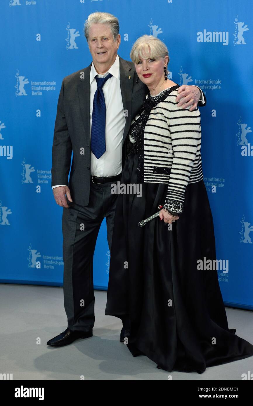 Producer Brian Wilson and his wife Melinda Ledbetter attending the
