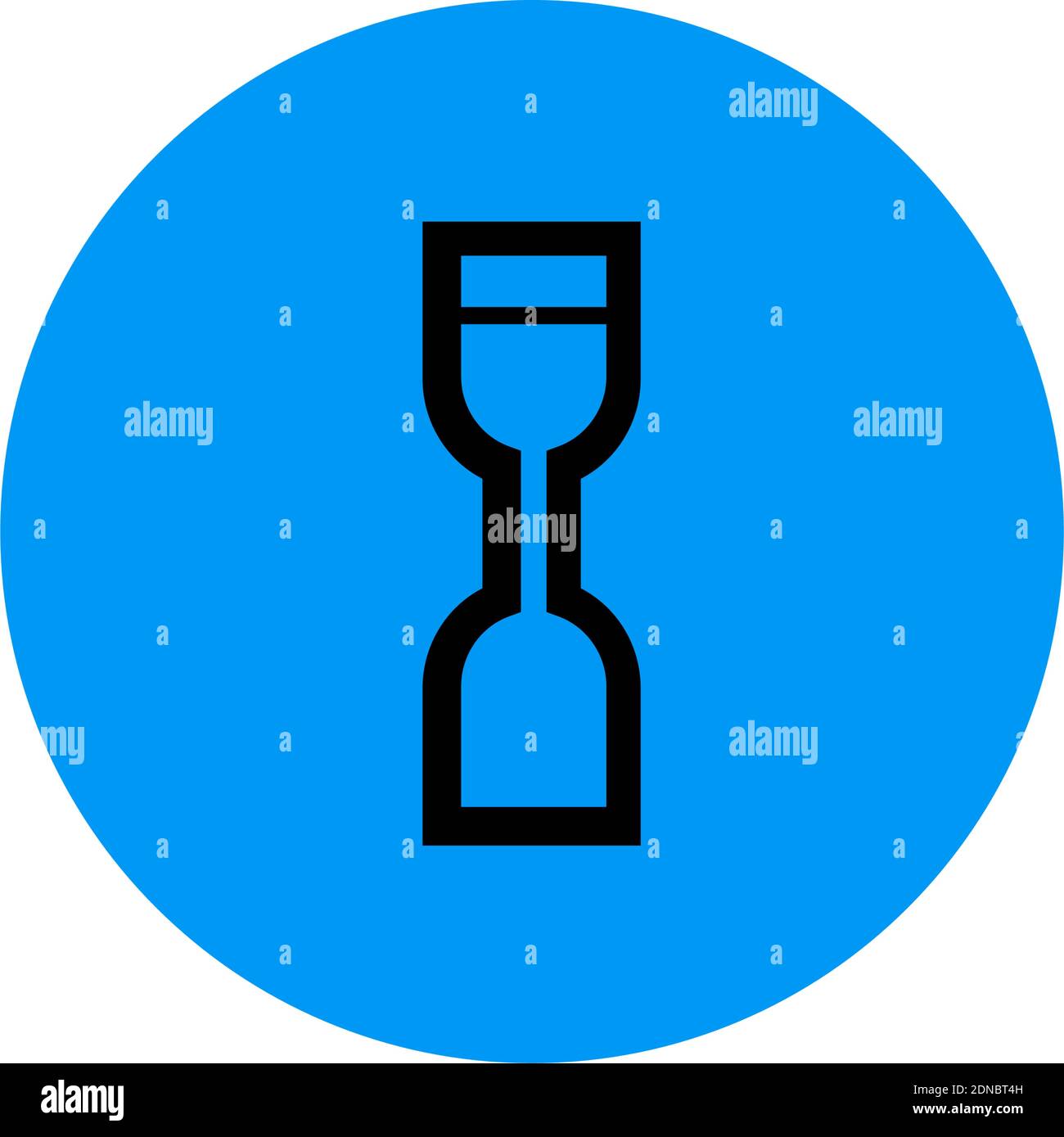 Isolated clock wait financials digital marketing icon- Vector Stock Vector