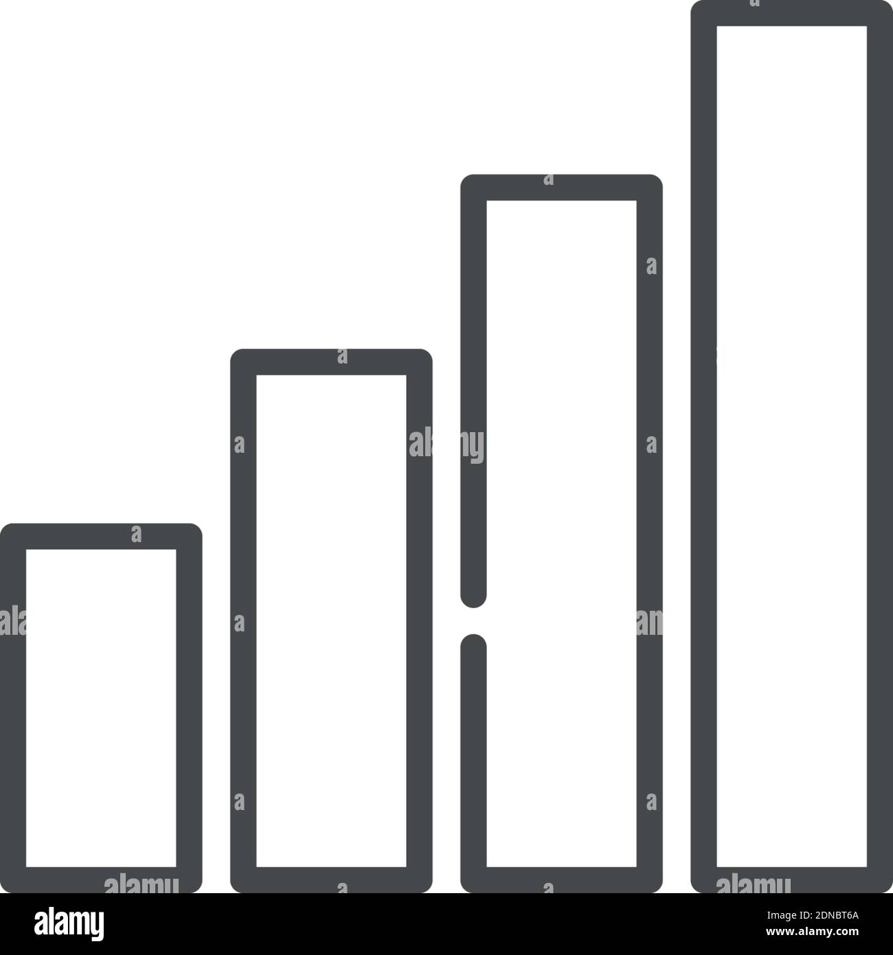 bars vector icon modern simple vector illustration Stock Vector Image ...