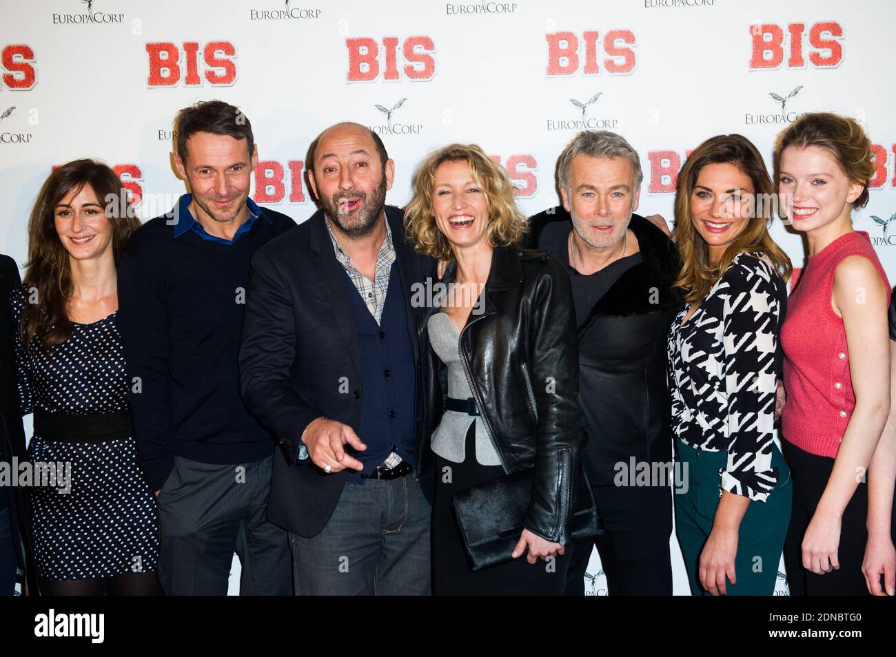 Guest Julien Boisselier Kad Merad Franck Dubosc Alexandra Lamy Anne Girouard And Gerard Darmon Attending The Premiere For The Film Bis Held At Cinema Gaumont Palace In Paris France On February 10