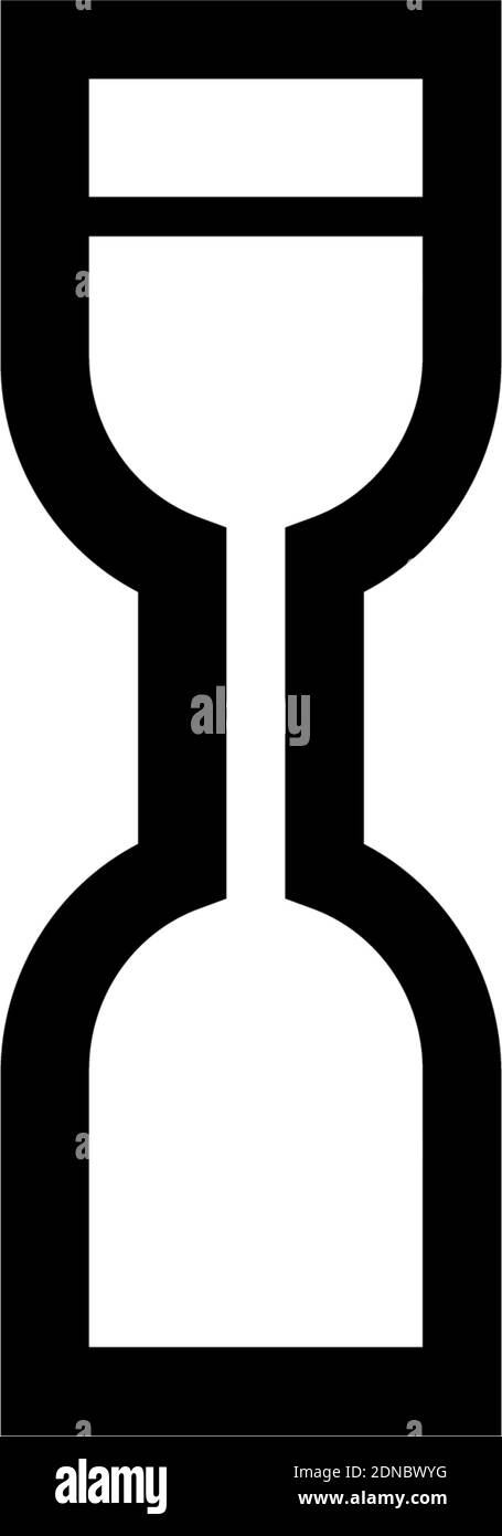 Isolated wait clock financials draw digital marketing icon- Vector Stock Vector