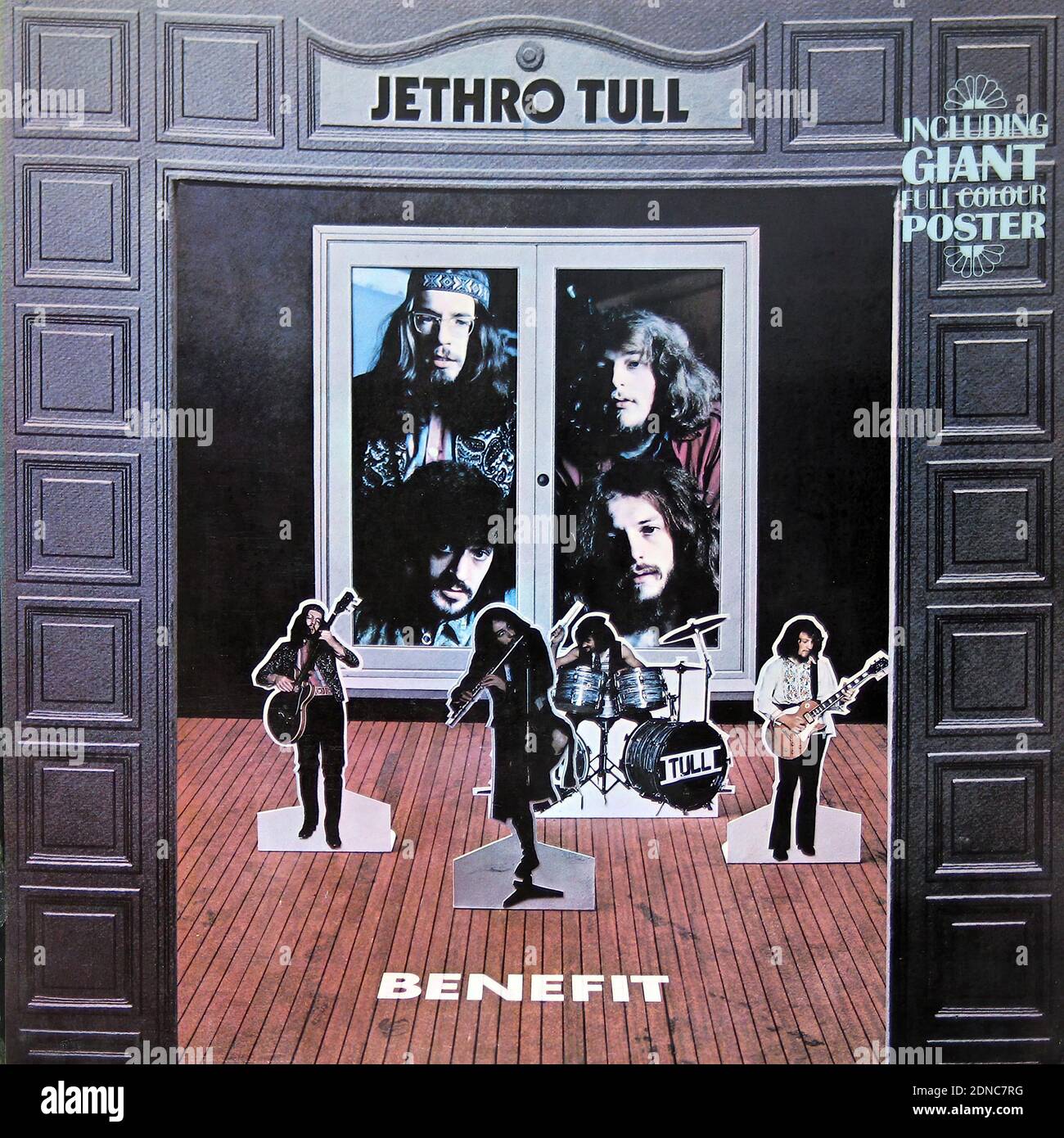 Jethro Tull Benefit FOC Huge Poster Pink Island - Vintage Vinyl