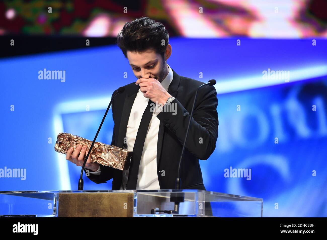 Pierre Niney during the 39th Annual Cesar Film Awards ceremony held at