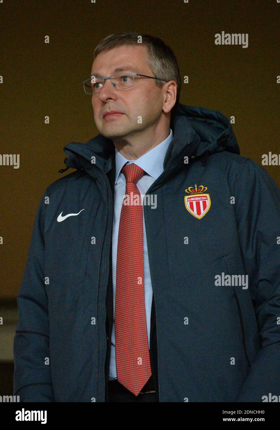 AS Monaco owner Dmitry Rybolovlev attending the French First League ...