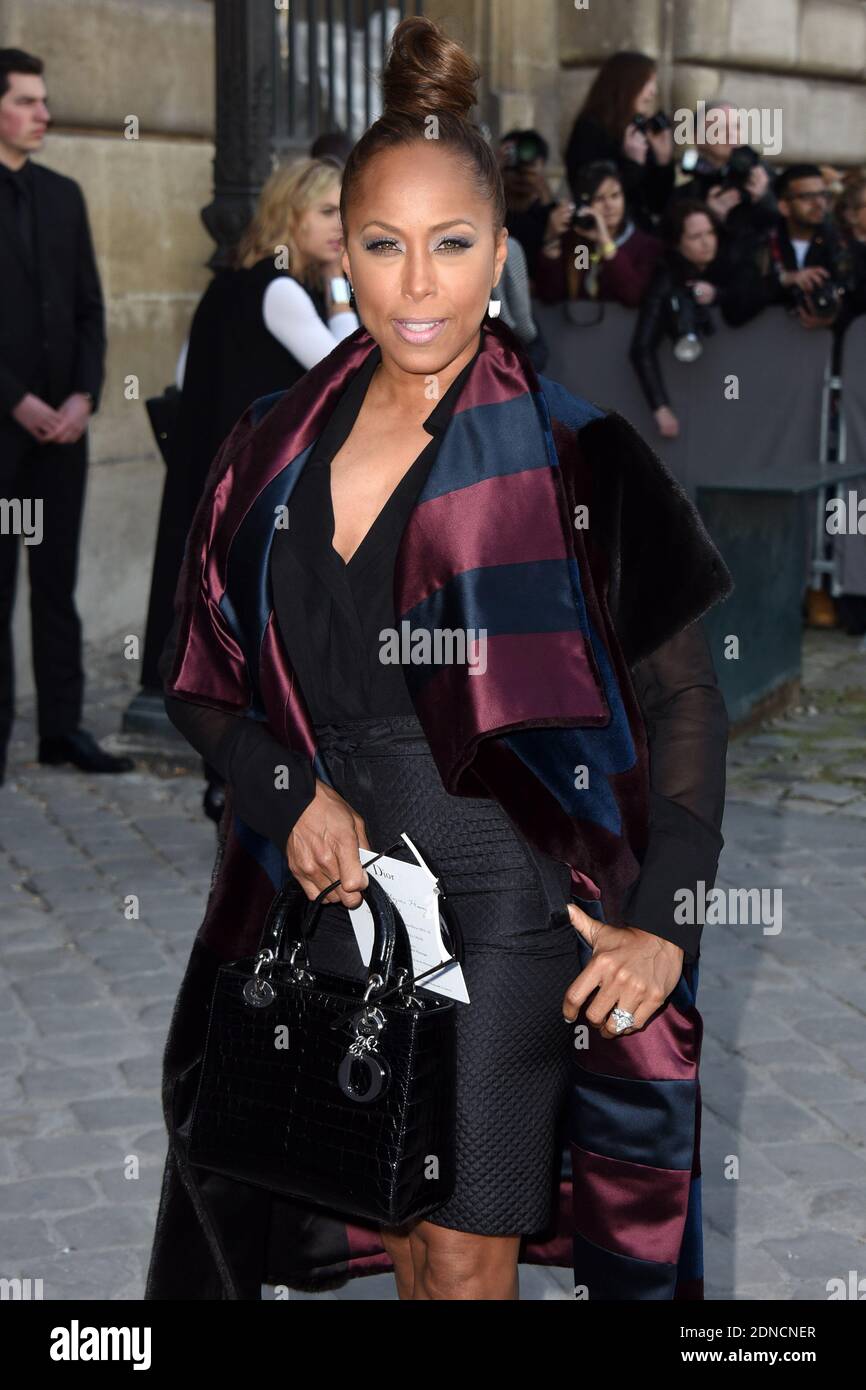 Paris France March 2016 Marjorie Harvey Seen Arriving Dior Fashion
