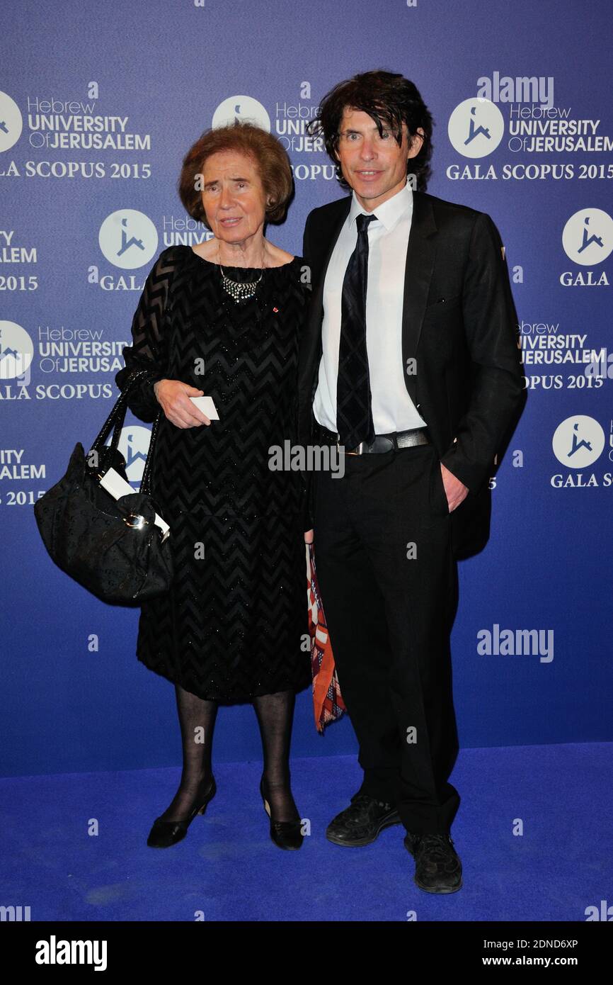 Beate Klarsfeld, Arno Klarsfeld attending Scopus Awards 2015 at Palais