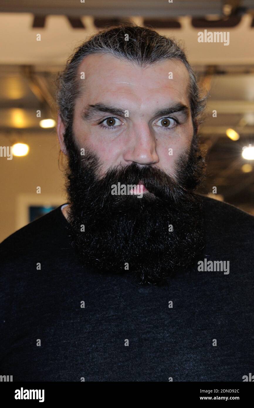 Sébastien Chabal poses during the Mondial Body Fitness 2015 held at the  Parc des Expositions, Porte de Versailles in Paris, France on March 20,  2015. Photo by Alban Wyters/ABACAPRESS.COM Stock Photo - Alamy