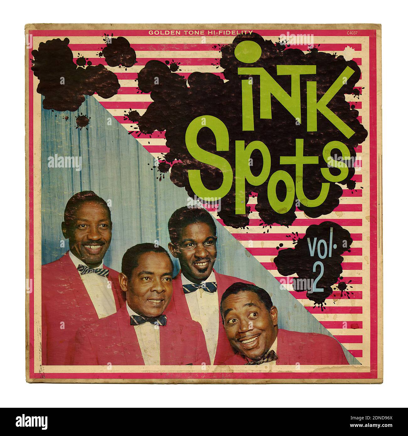 The Ink Spots ‎ Vol. 2 Vintage Record Cover Stock Photo Alamy