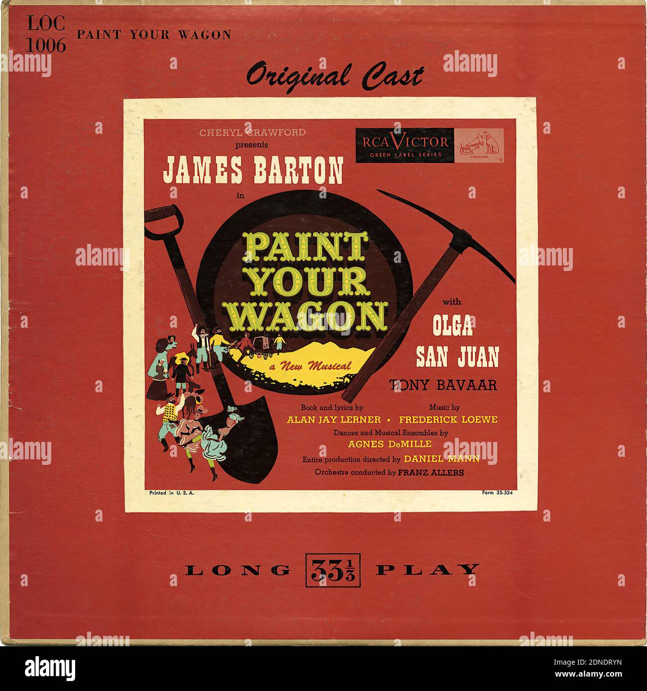 Paint Your Wagon Broadway Poster