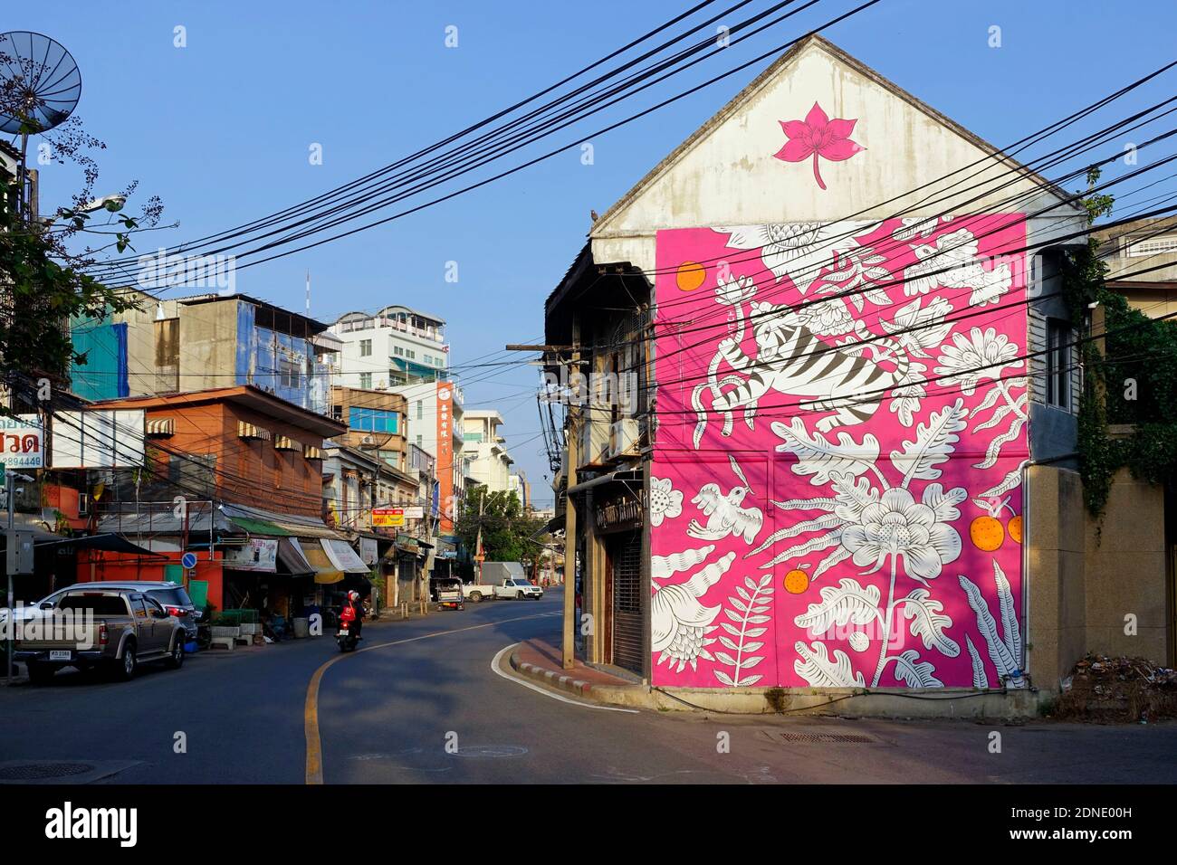 Bukruk Urban Arts (Street Art) Festival, Bangkok Stock Photo