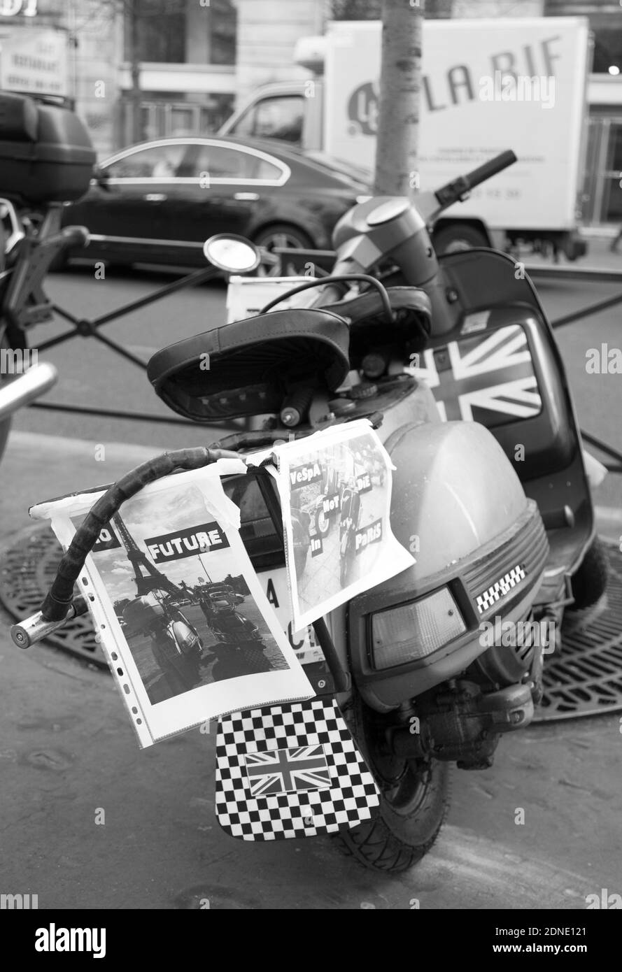  DES MOTARDS 'FFMC FEDERATION FRANÇAISE DES MOTARDS EN COLERE' PROTESTENT A PARIS CONTRE LE