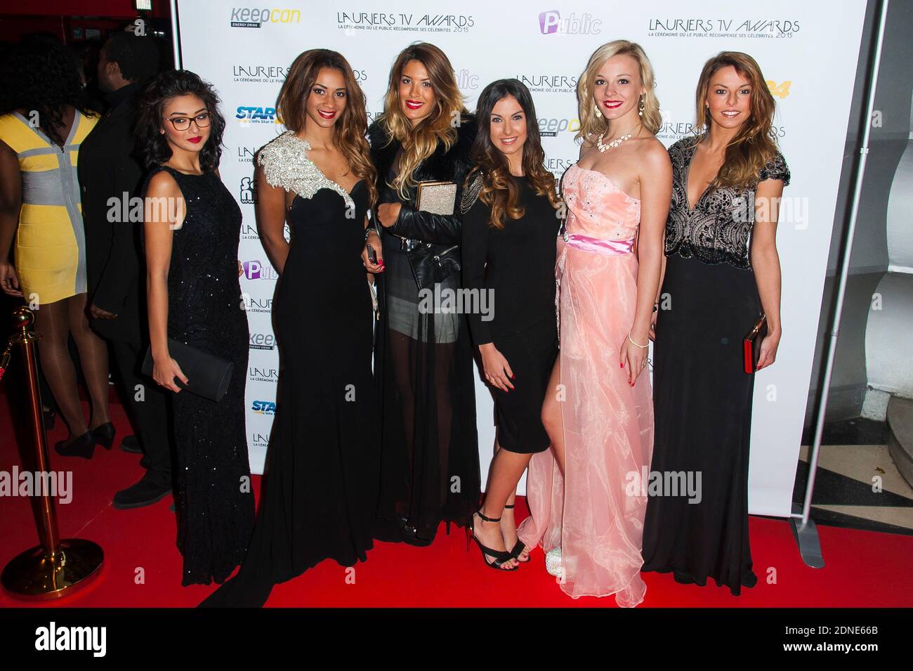 All the French Miss Nationale attending the Lauriers TV awards ceremony
