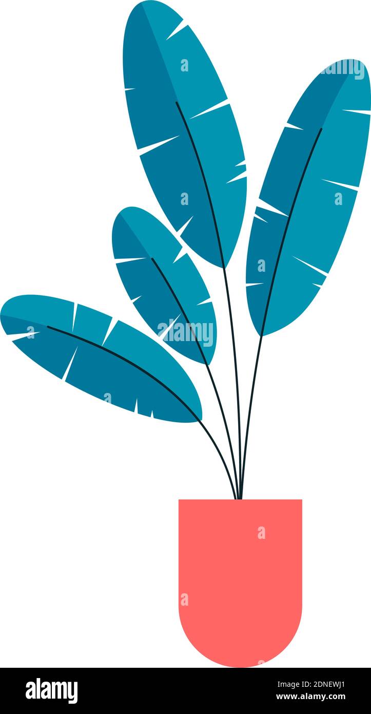 Isolated small flower vase household items icon- Vector Stock Vector