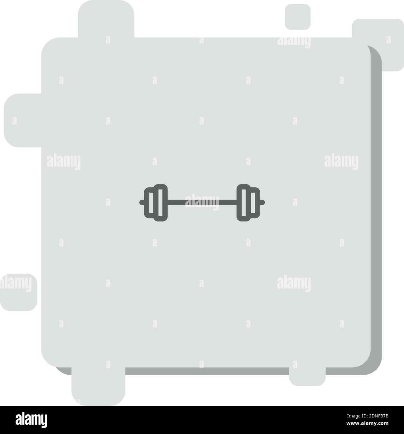 barbell vector icon modern simple vector illustration Stock Vector ...