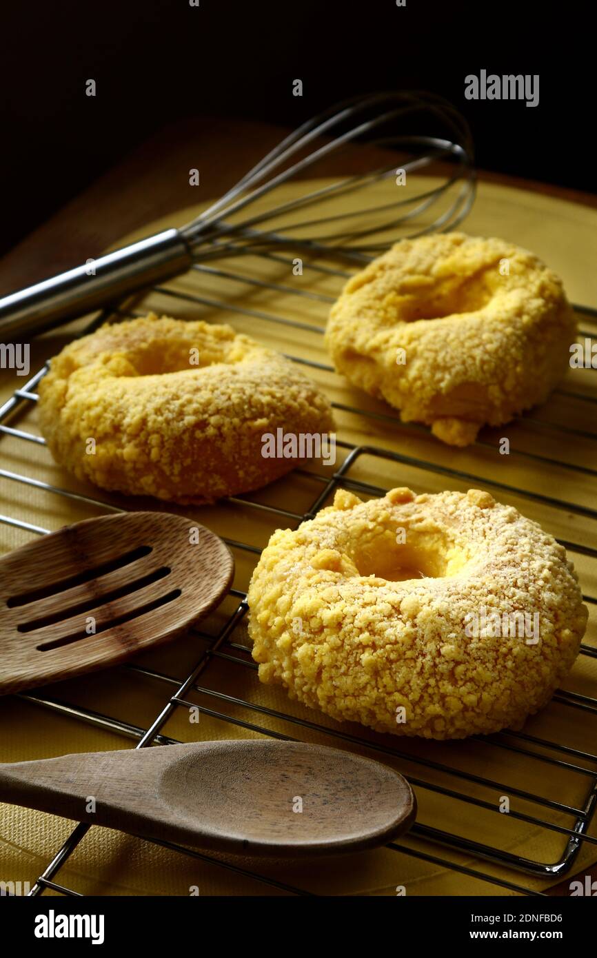 Sweet Food On Cooling Rack Stock Photo Alamy