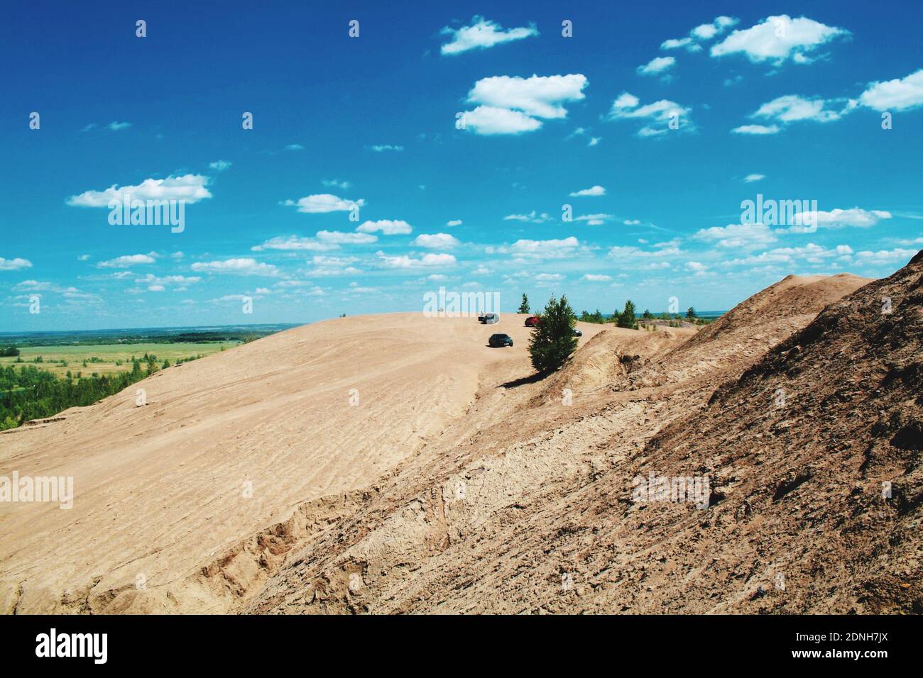 Scenic View Of Land Against Sky Stock Photo
