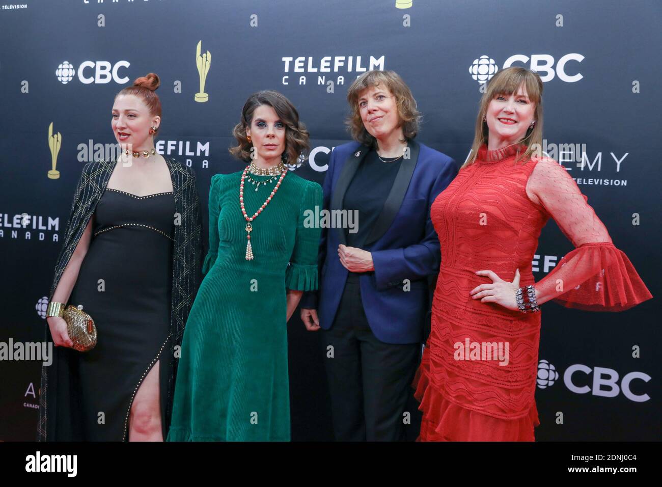 Cast Of Baroness Von Sketch Carolyn Taylor Meredith Macneill Aurora Browne And Jennifer Whalen Attend The 2019 Canadian Screen Awards Broadcast Gala At Meridian Hall In Toronto Stock Photo Alamy