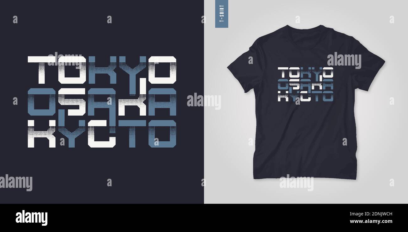 Tokyo graphic t-shirt vector design, typography, poster, print Stock Vector