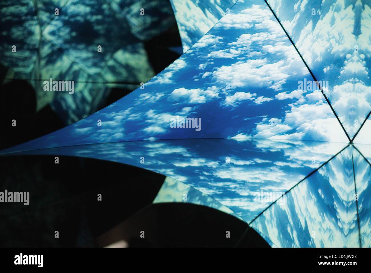 Abstract Sky In A Prism Stock Photo Alamy