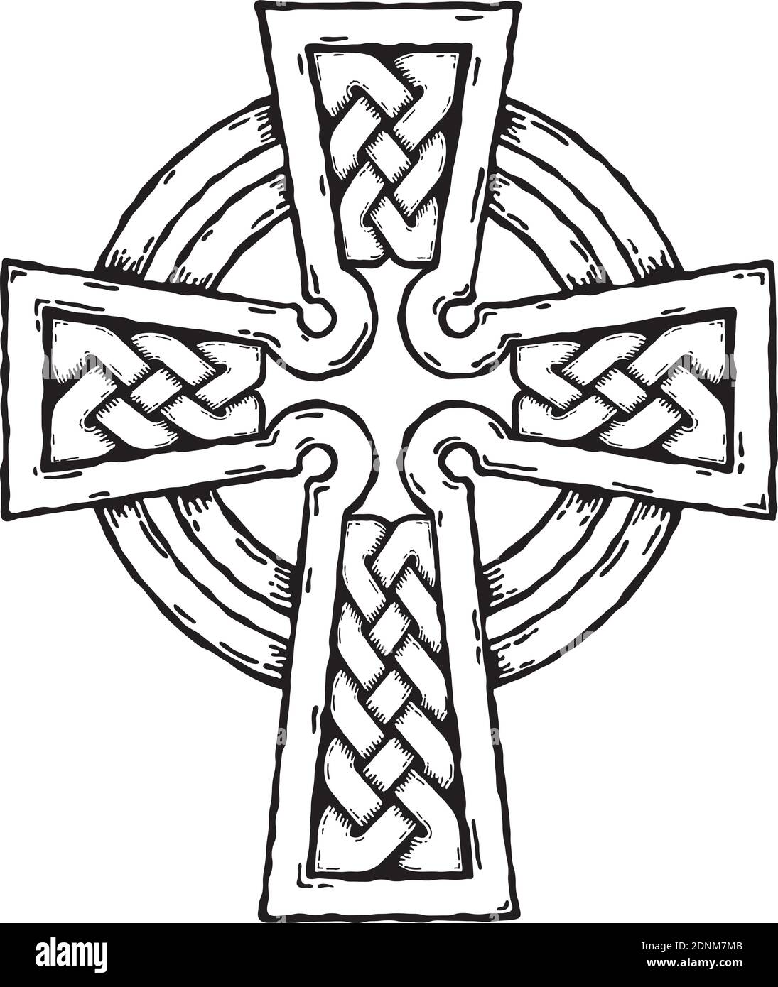 Крест Кельтский чертеж