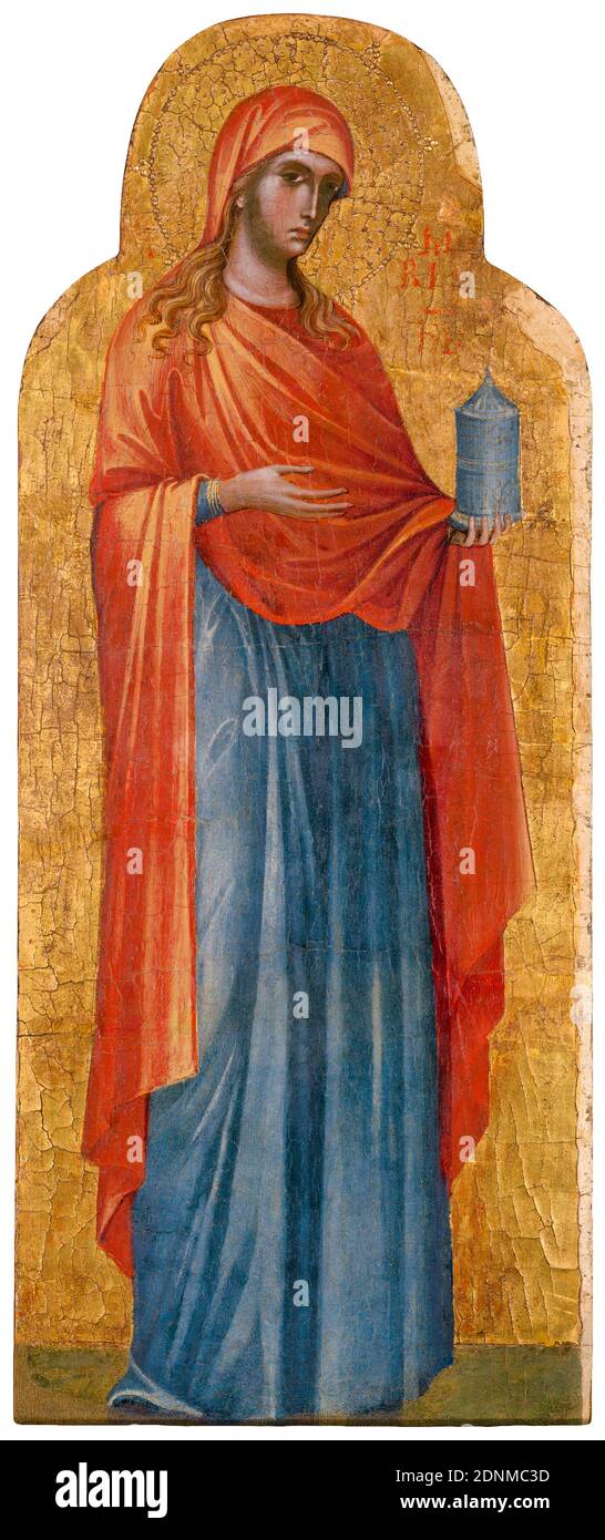 Saint Mary Magdalene, painting by Paolo Veneziano, circa 1350 Stock Photo