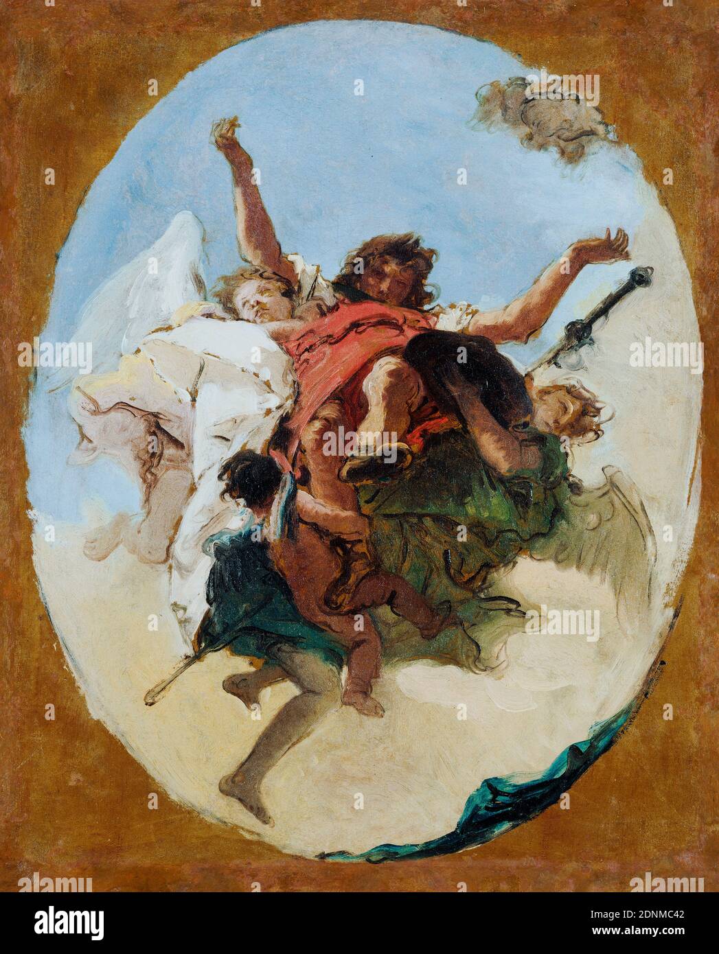 The Apotheosis of Saint Roch, painting by Giovanni Battista Tiepolo, 1740-1745 Stock Photo
