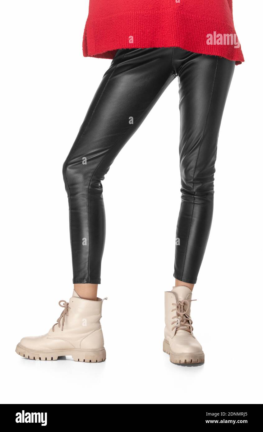 Girls Wearing Leggings And Boots