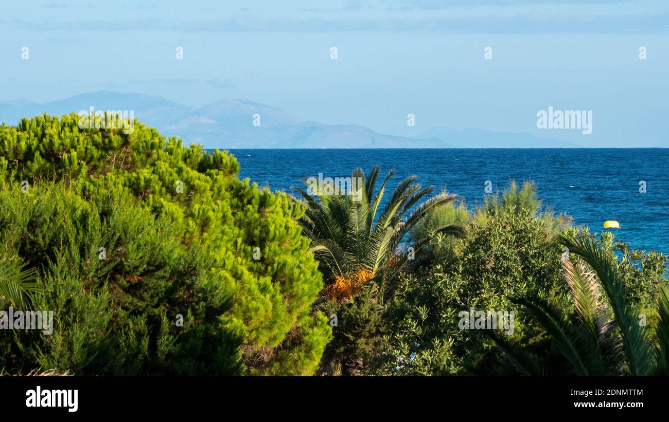 View of a wonderful vacation spot Stock Photo