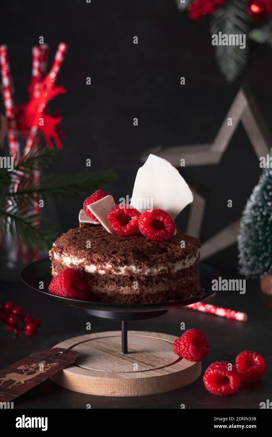 Slice Of Cake On A Plate High Resolution Stock Photography And Images Alamy