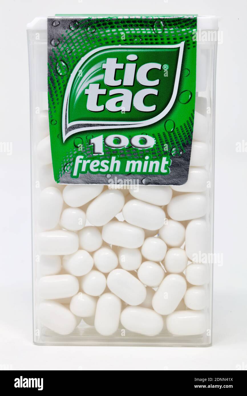 Tic Tac Fresh Mint Stock Photo Alamy