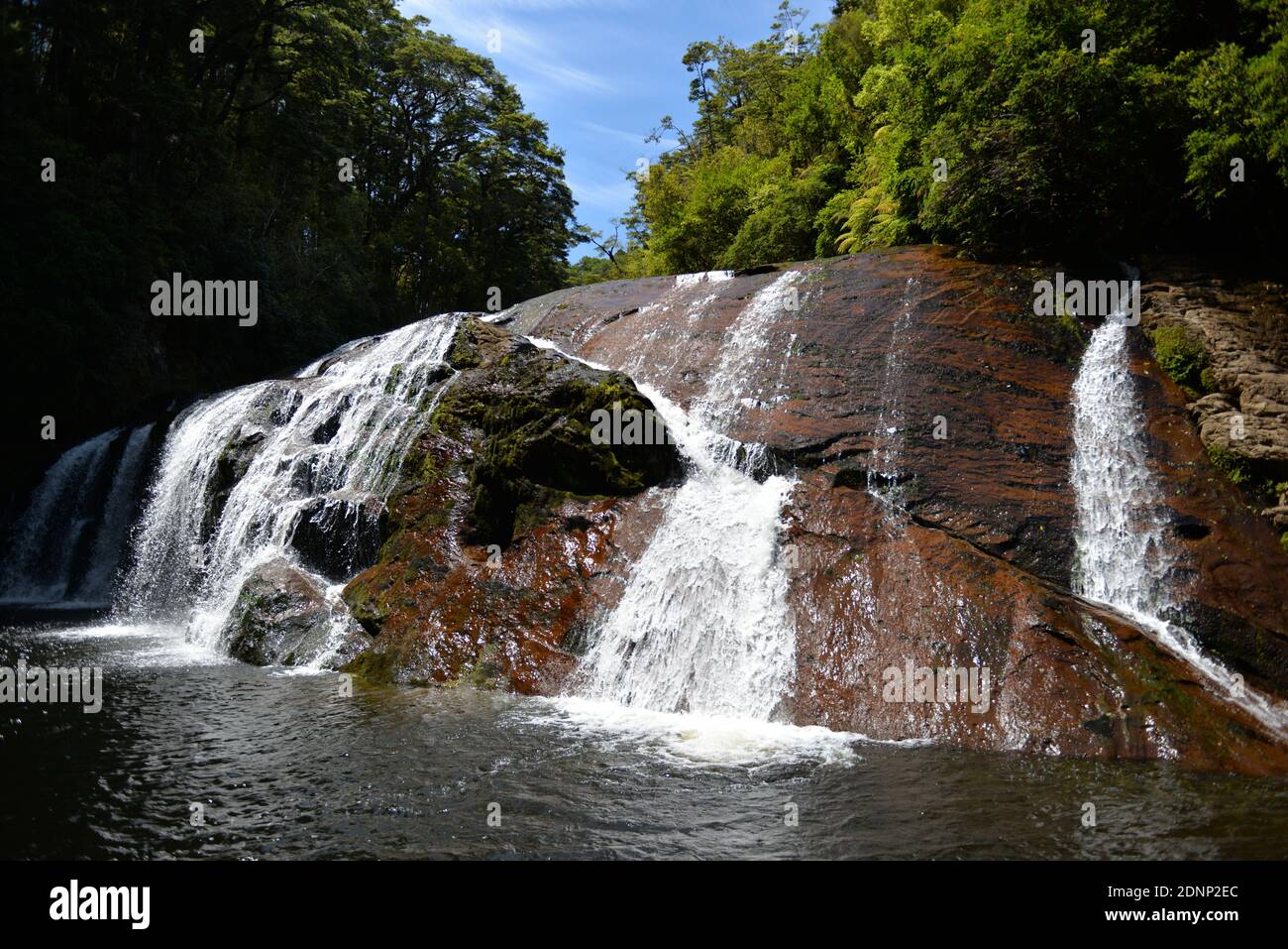 Coal Creek Falls in Runanga New Zealand Stock Photo Alamy