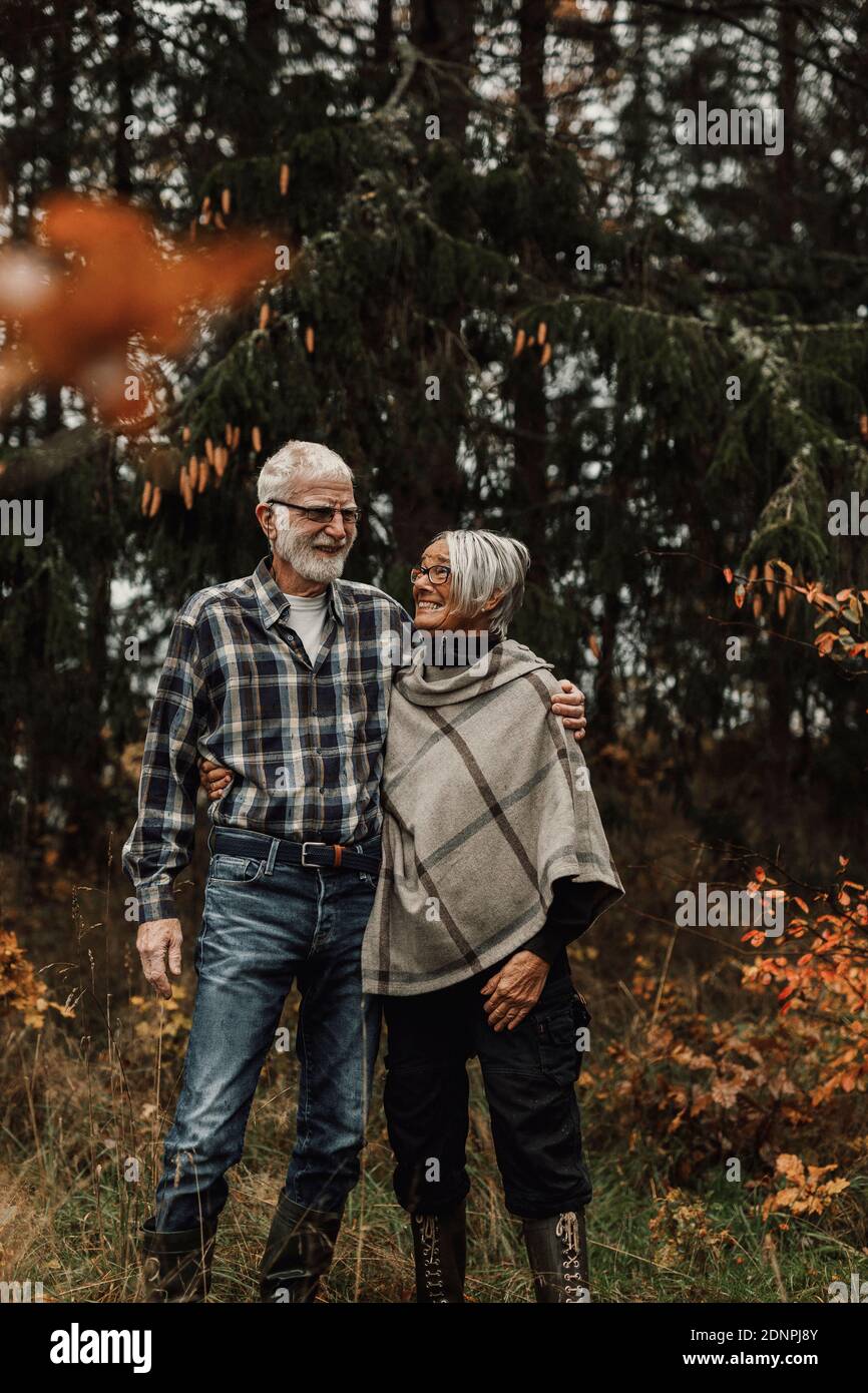 Senior couple standing together Stock Photo