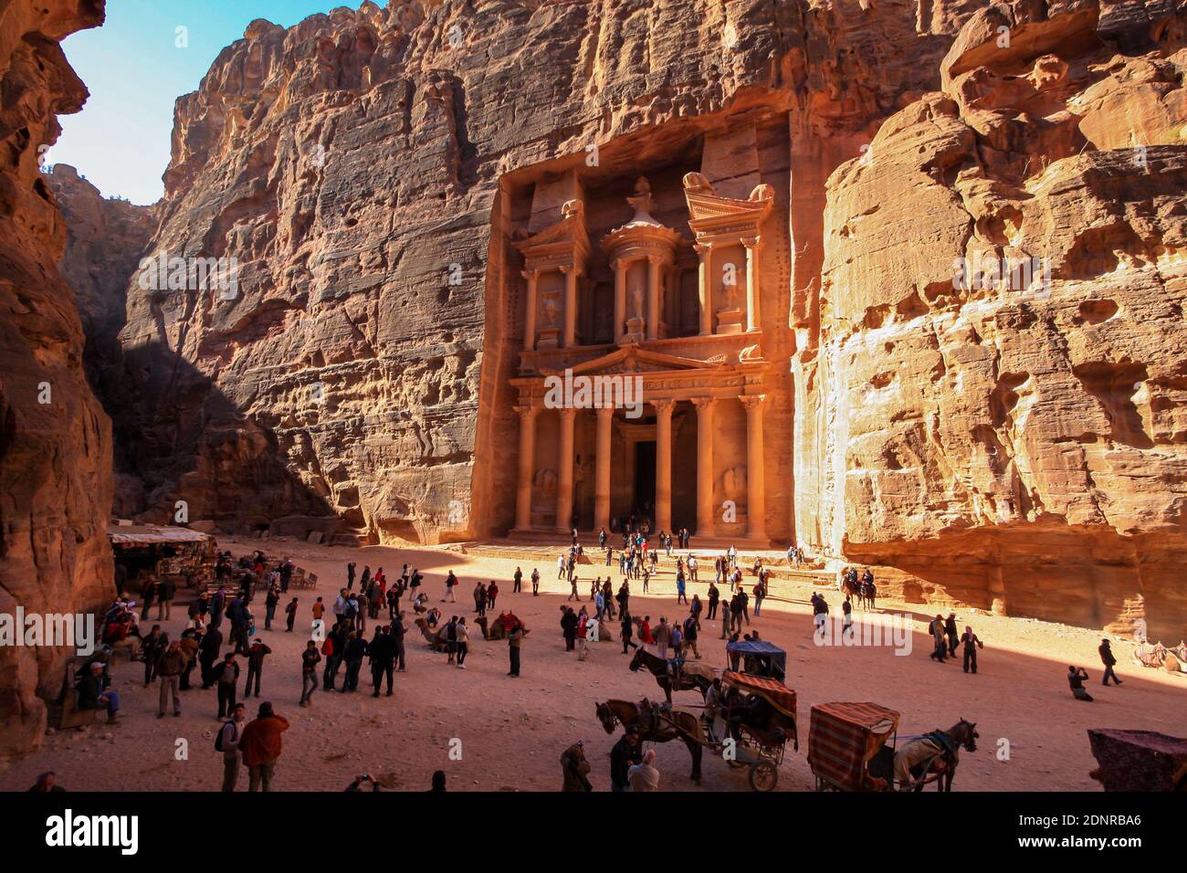 The Nabataeans Temple of Petra in Jordan Stock Photo - Alamy