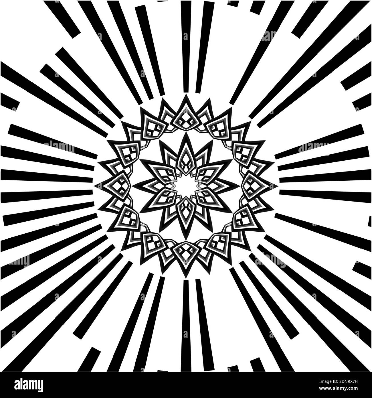 Black mandala hi-res stock photography and images - Alamy