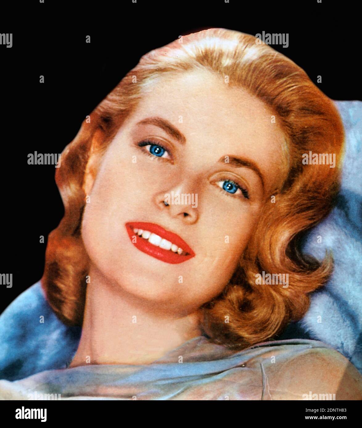 Colour photograph of Grace Kelly (1929-1982) an America film actress and Princess of Monaco consort. Stock Photo