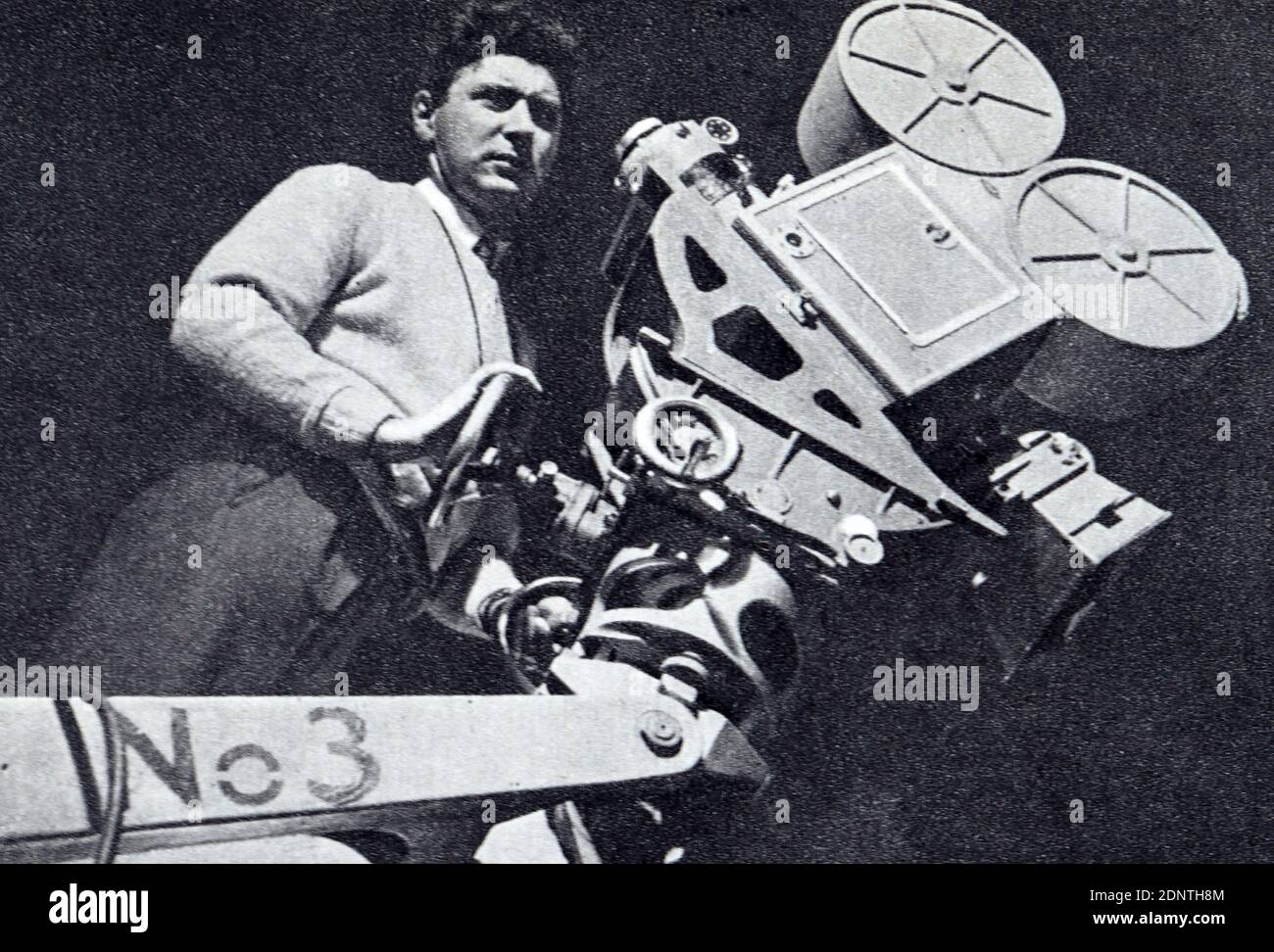 Photograph of Ernest Steward (1910-1990) a British cinematographer. Stock Photo