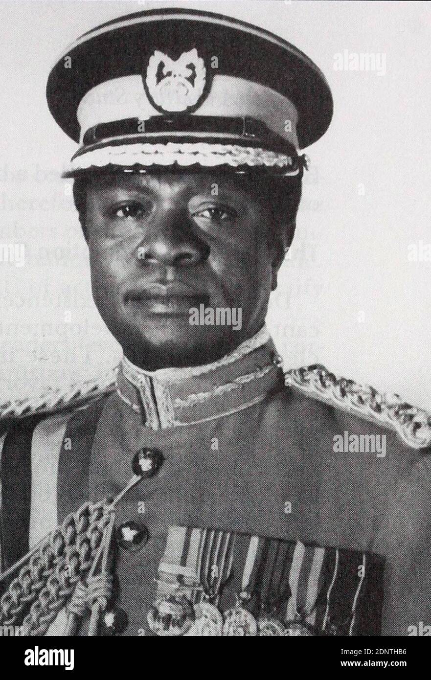 Photograph of Ignatius Kutu Acheampong (19311979) a military head of