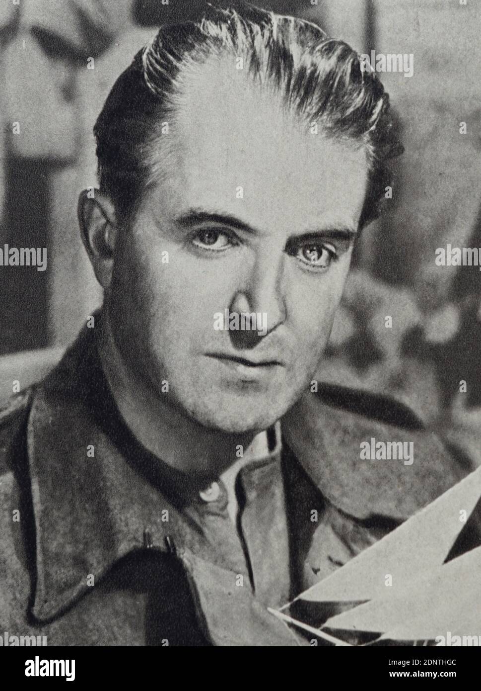 Photograph of Jack Warner (1895-1981) a British film and television actor. Stock Photo