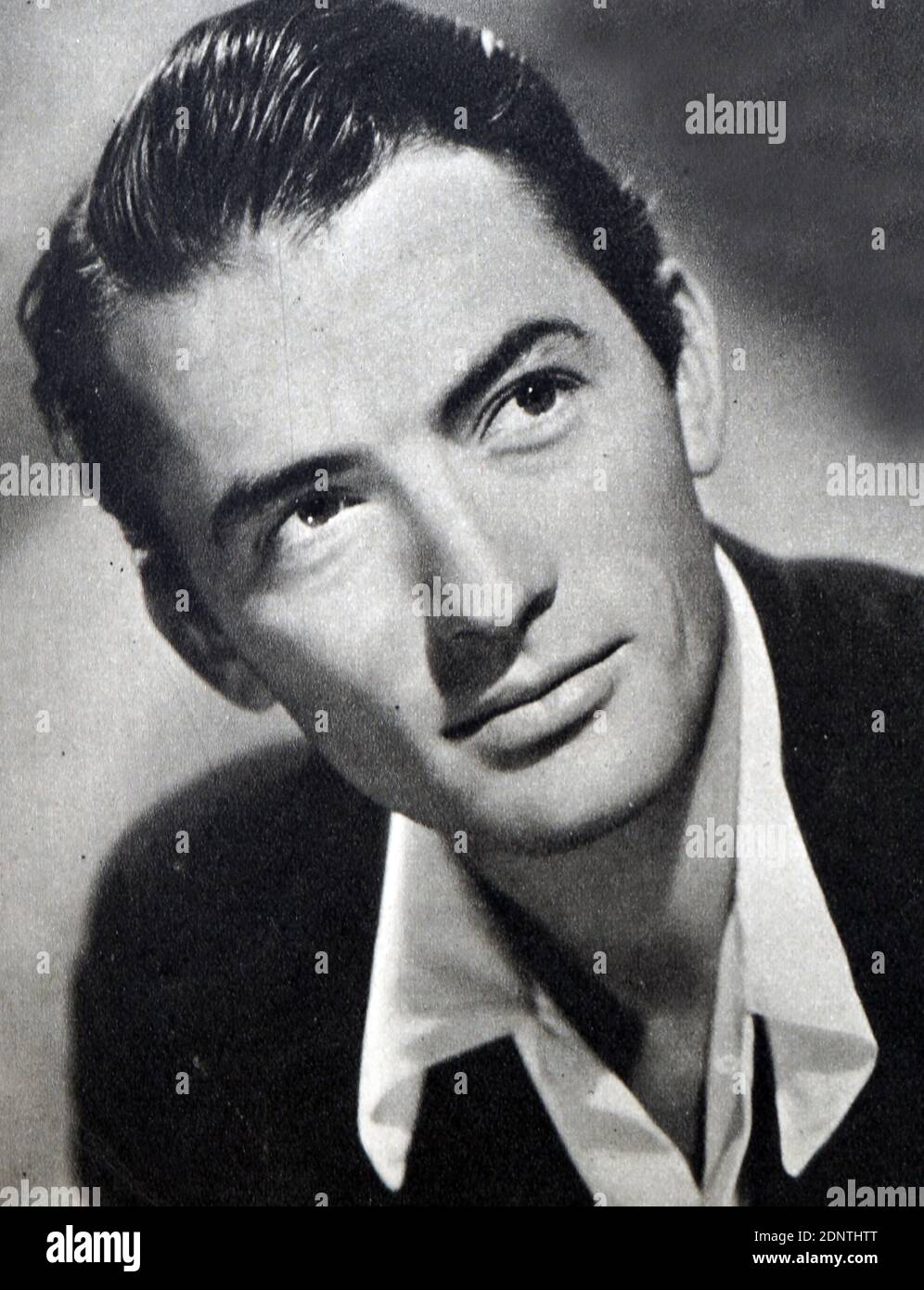 Photograph of Gregory Peck (1916-2003) an American actor Stock Photo ...