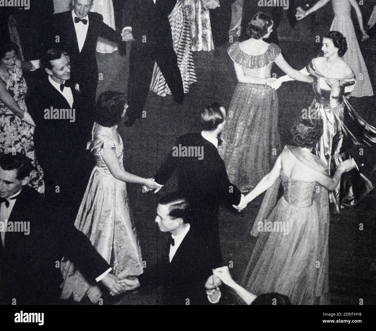 Queen Elizabeth II dancing with Prince Philip Stock Photo - Alamy