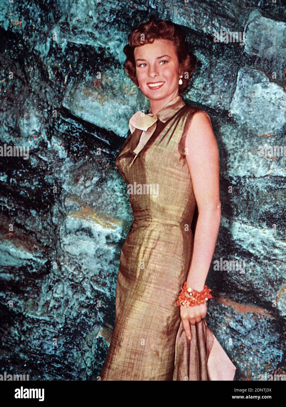 Film still of Jean Peters (1926-2000) from 'Three Coins in the Fountain'. Stock Photo
