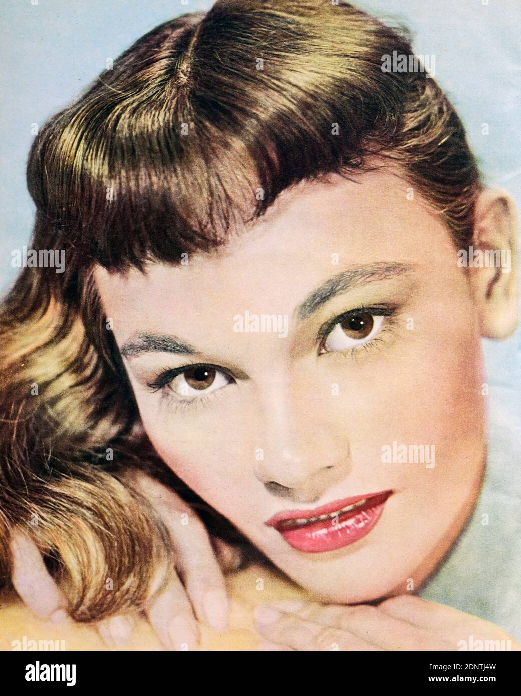 Photograph of Gloria Talbott (1931-2000) an American film and television actress. Stock Photo