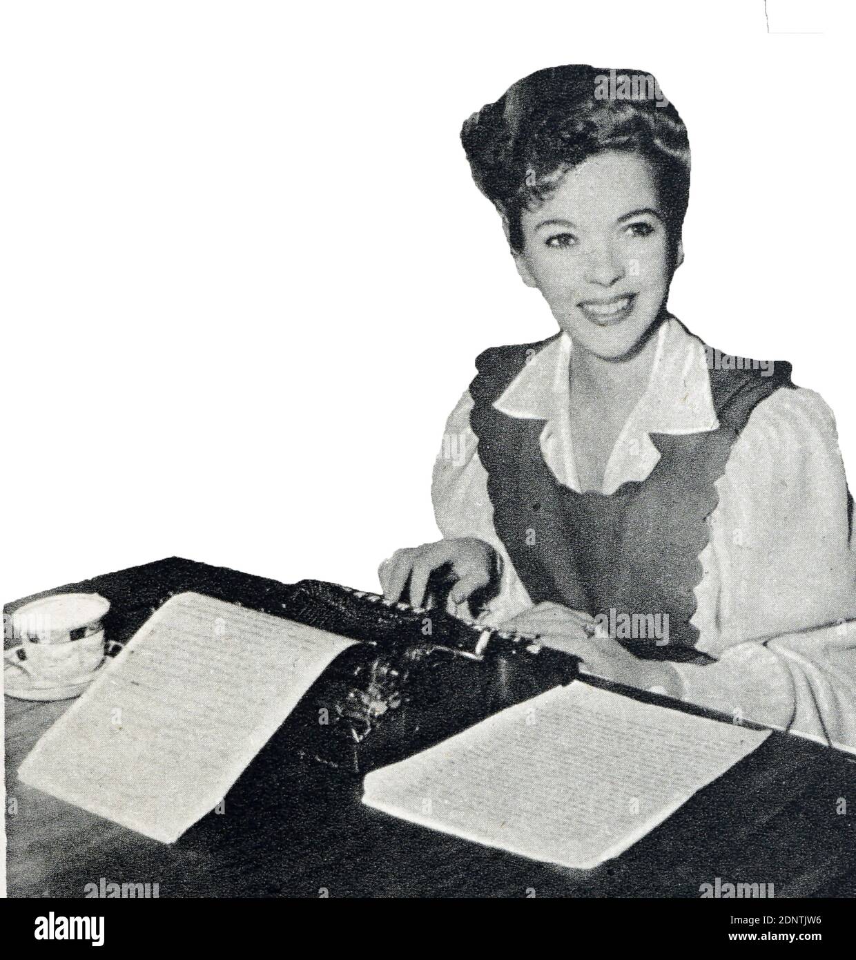 Photograph of Ida Lupino (1918-1995) an English-American actress, singer, director, and producer. Stock Photo
