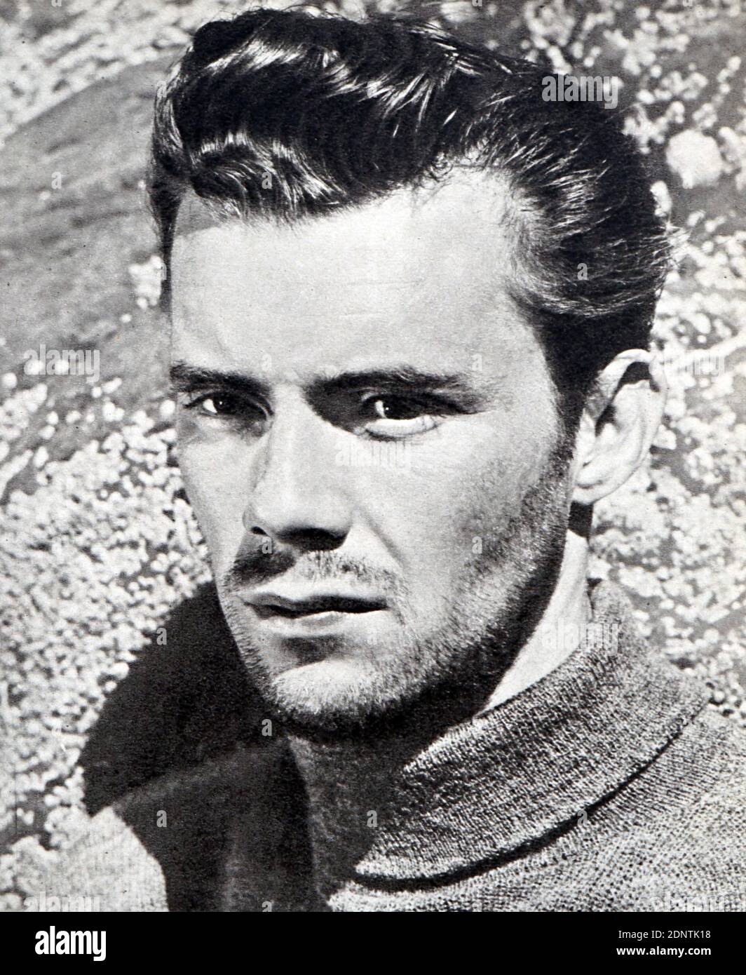 Photograph of Sir Dirk Bogarde (1921-1999) an English actor and writer. Stock Photo