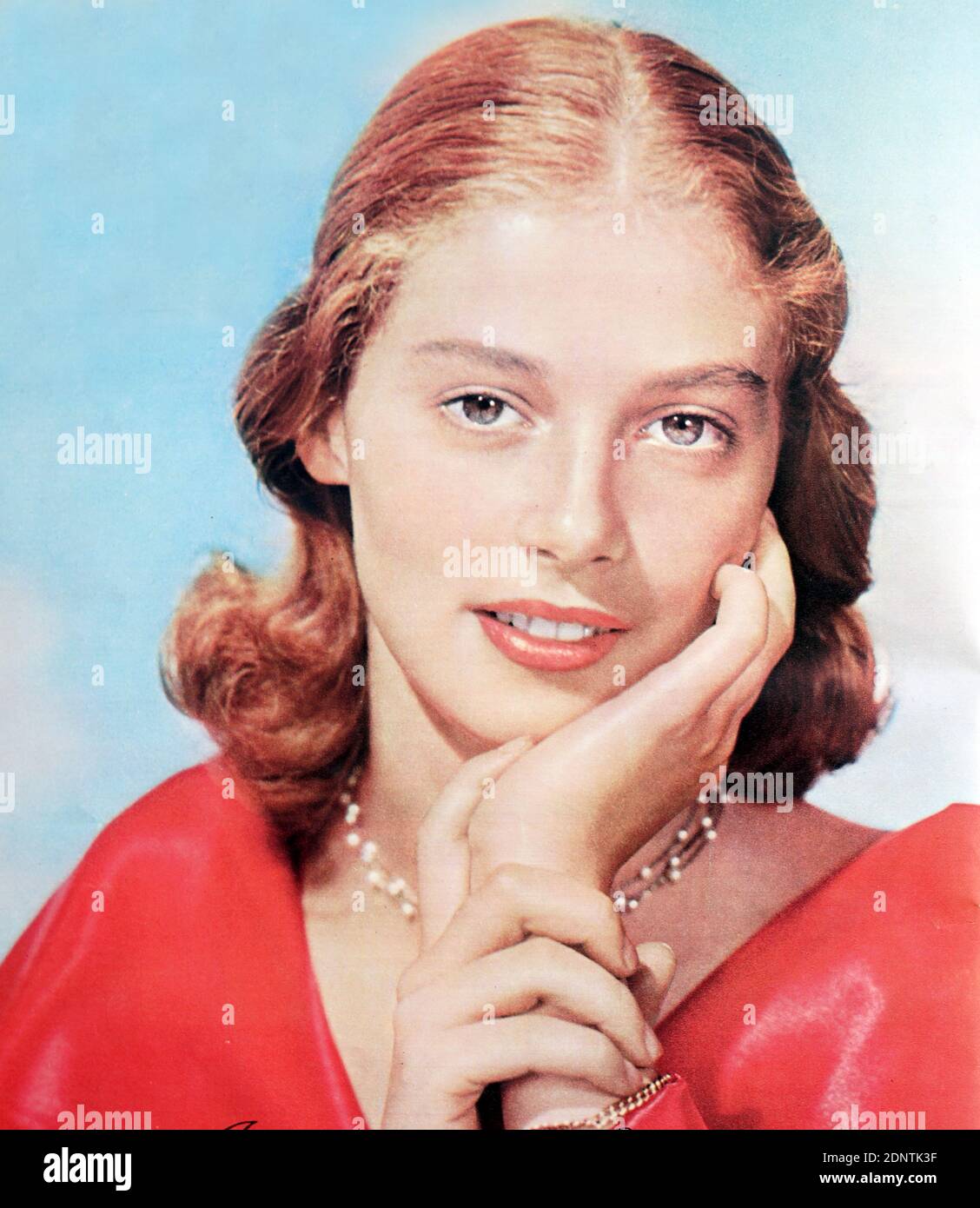 Photograph of Pier Angeli (1932-1971) Italian-born television and film actress. Stock Photo