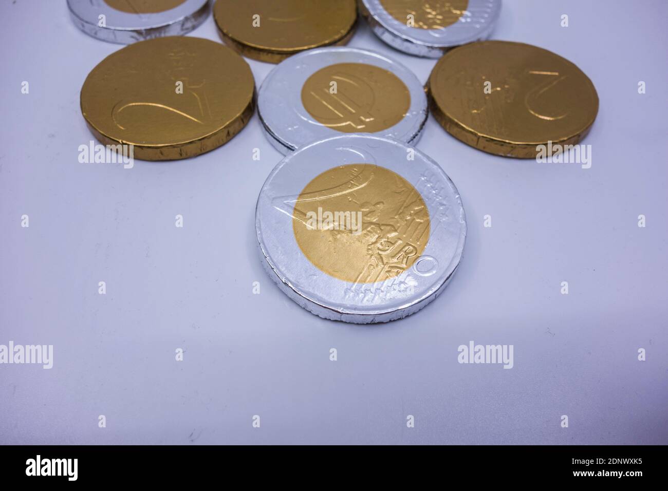 symbol for the currency Euro, finances and money in the European Union Stock Photo