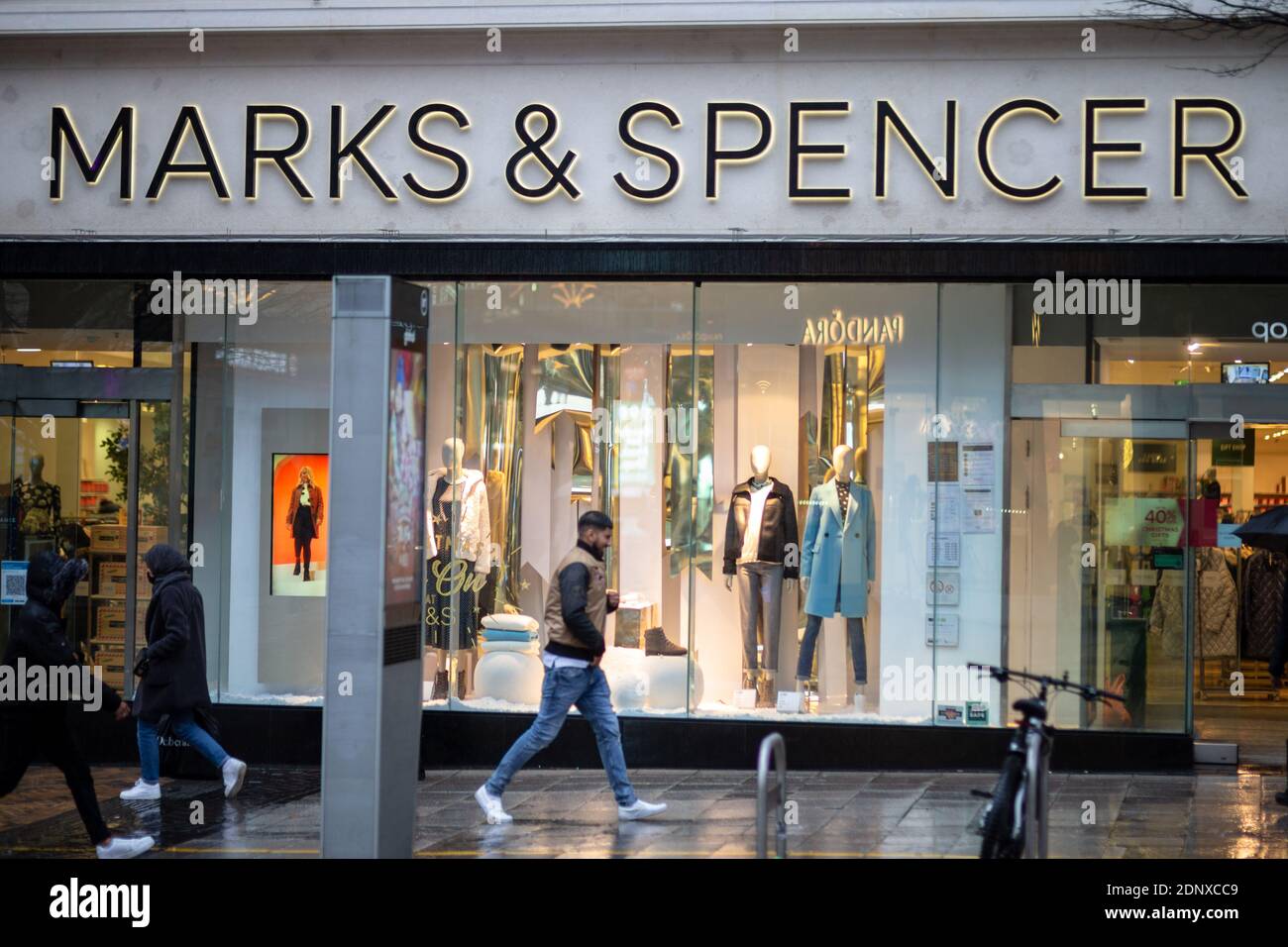 Marks and Spencer shop front Stock Photo Alamy