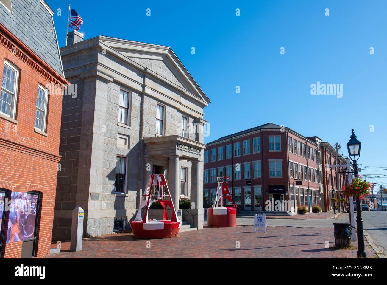 Newburyport Custom House Maritime Museum at Water Street in downtown